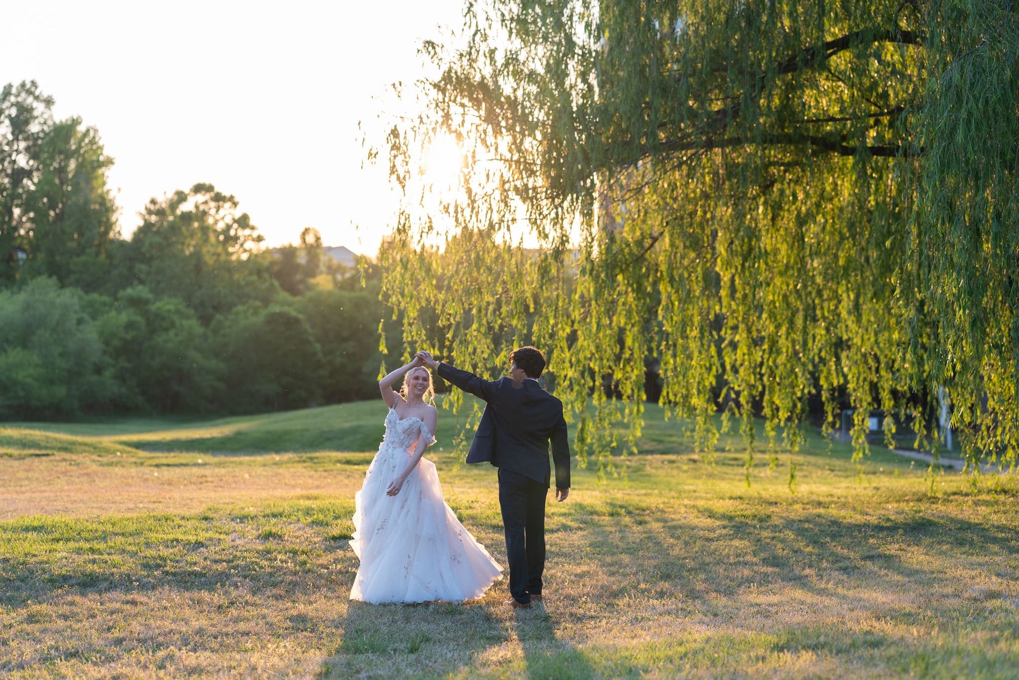 A wedding photographed in a documentary style