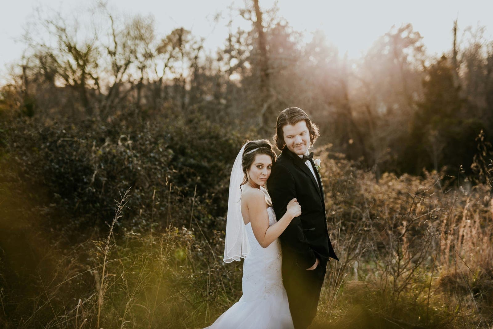 A couple photographed together during their engagement session