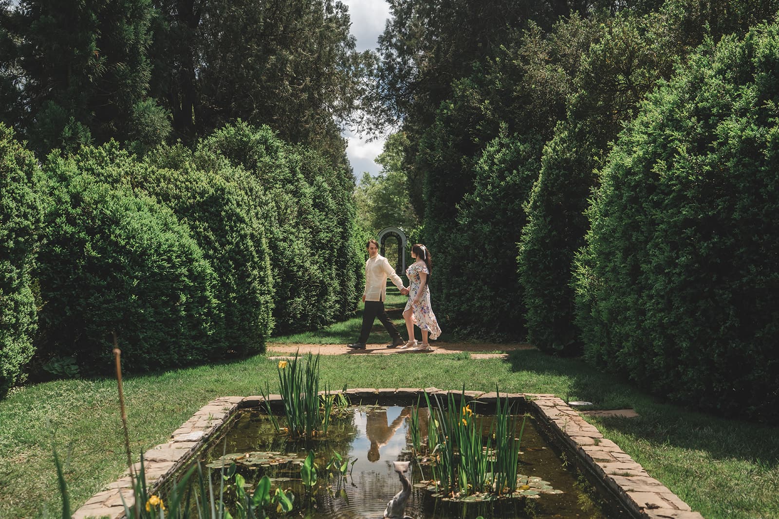 Oatlands Historic House and Gardens - engagement session location in Washington, D.C.