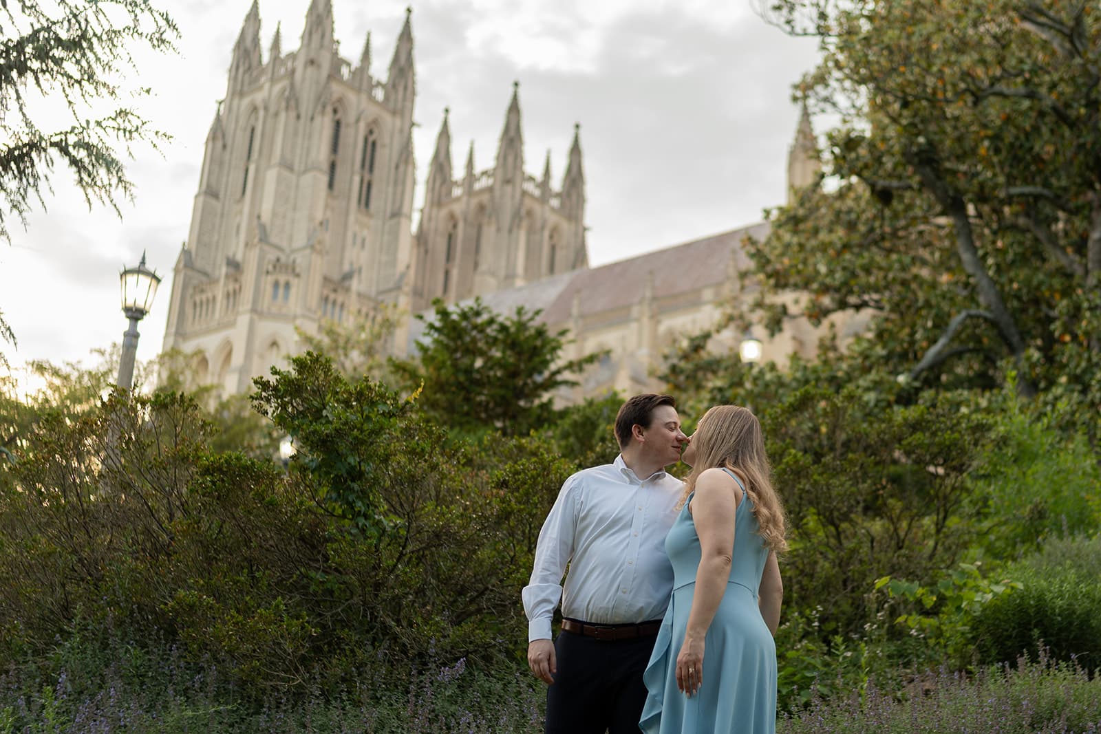 Washington National Cathedral - engagement session location in Washington, D.C.