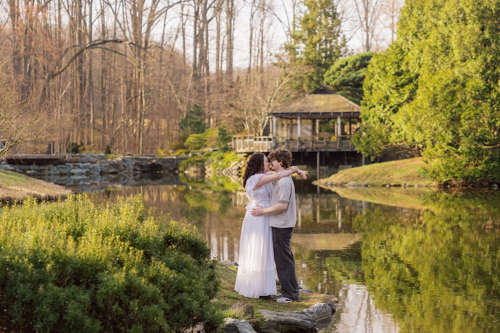 Brookside Gardens - engagement session location in Washington, D.C.