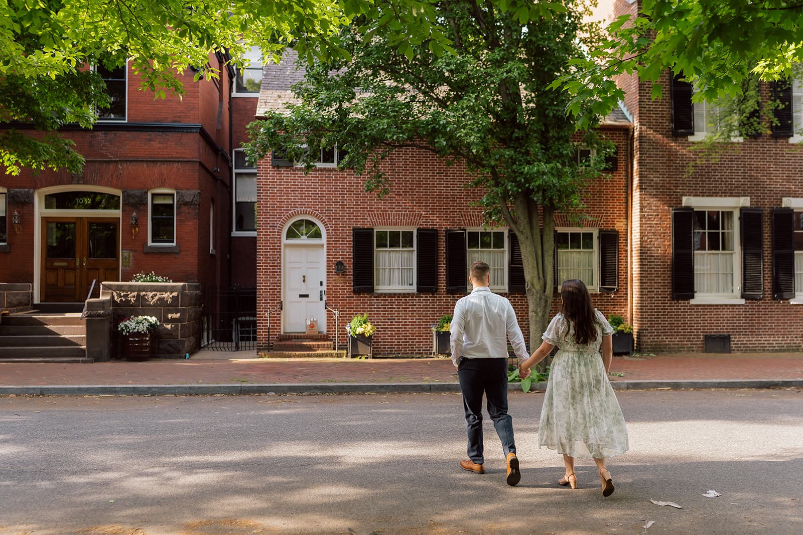 Georgetown - engagement session location in Washington, D.C.
