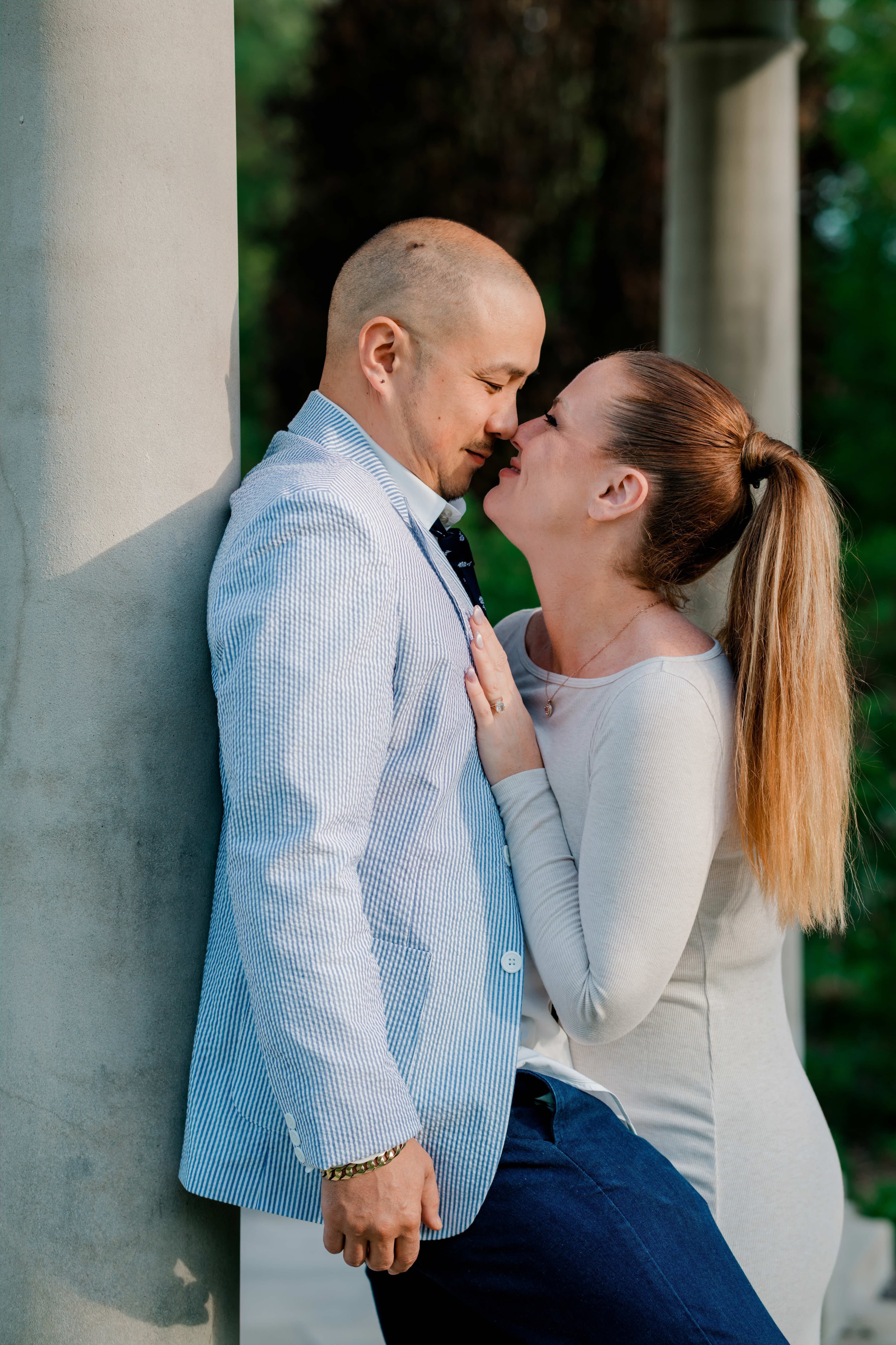Oshawa Valley Botanical Gardens engagement session - photo 4