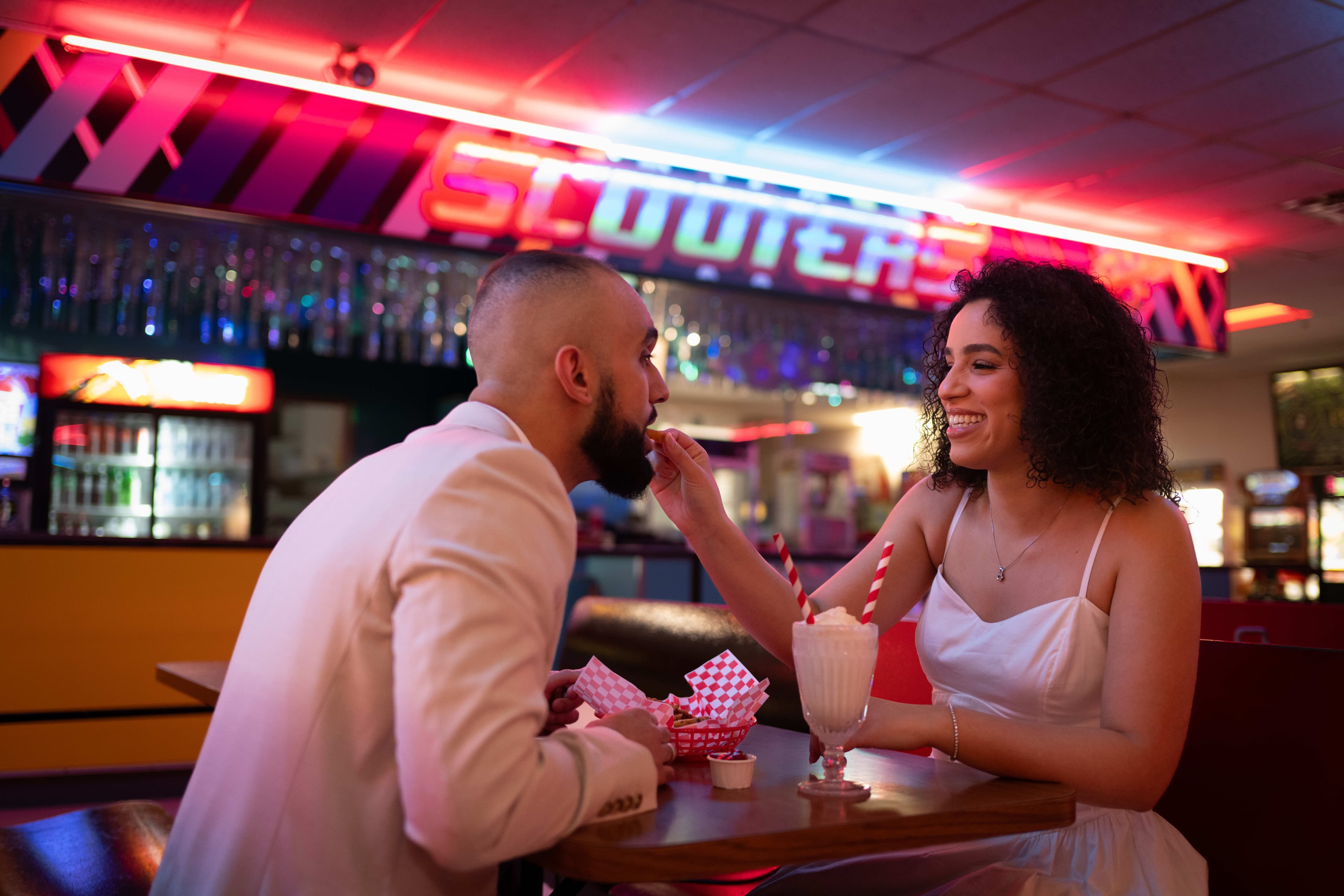 Retro Arcade, Whitby - engagement session location in Toronto