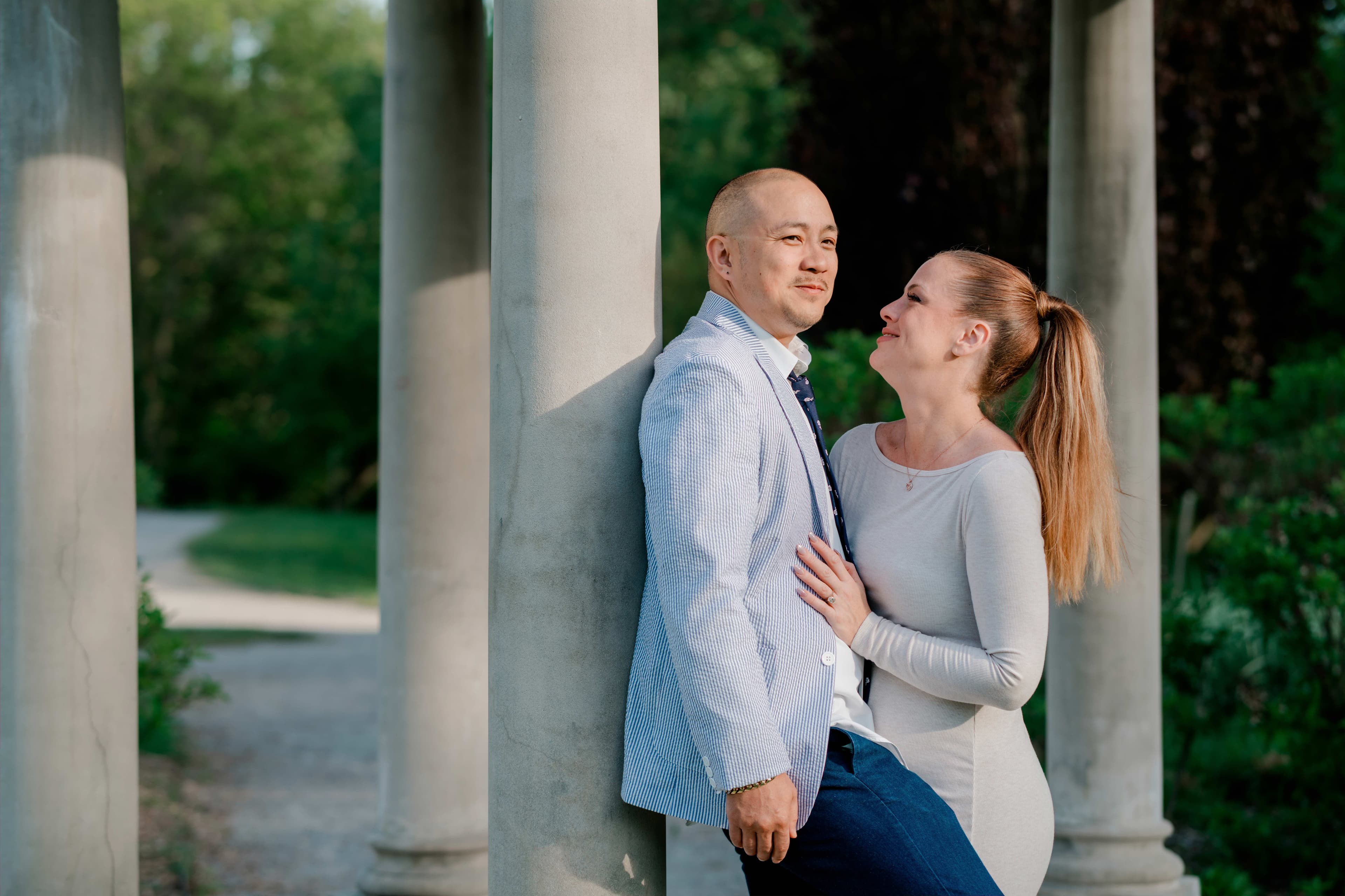 Oshawa Valley Botanical Gardens — engagement session in Toronto