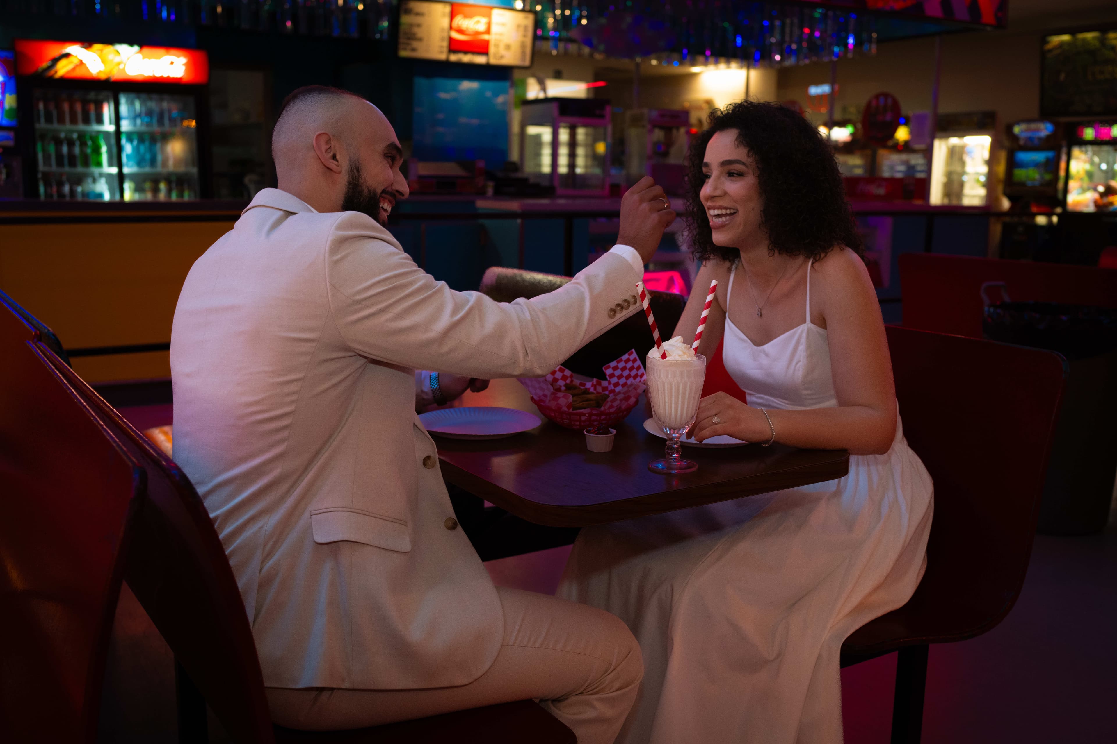 Retro Arcade, Whitby engagement session - photo 2