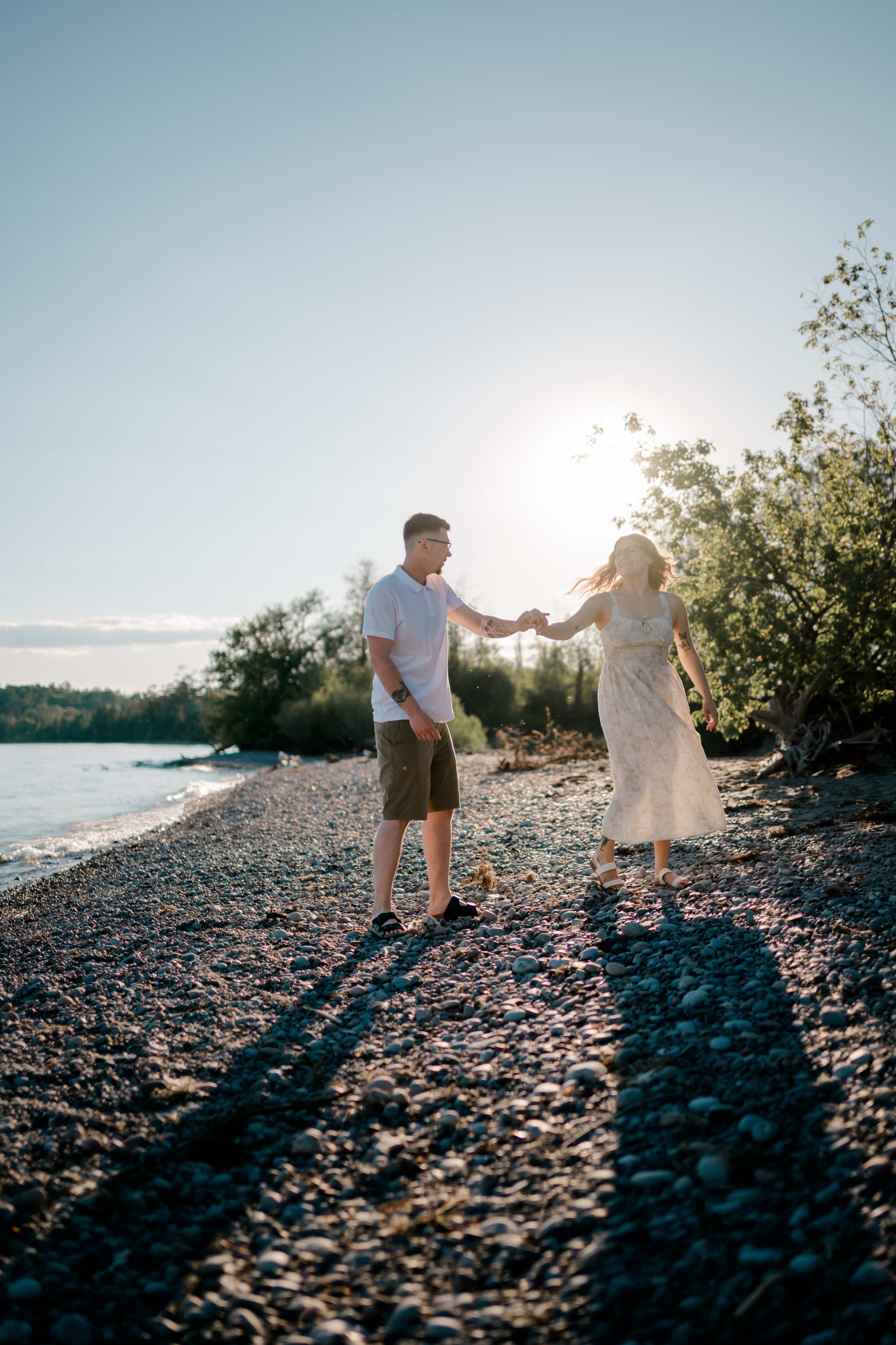 Whitby Waterfront - engagement session location in Toronto