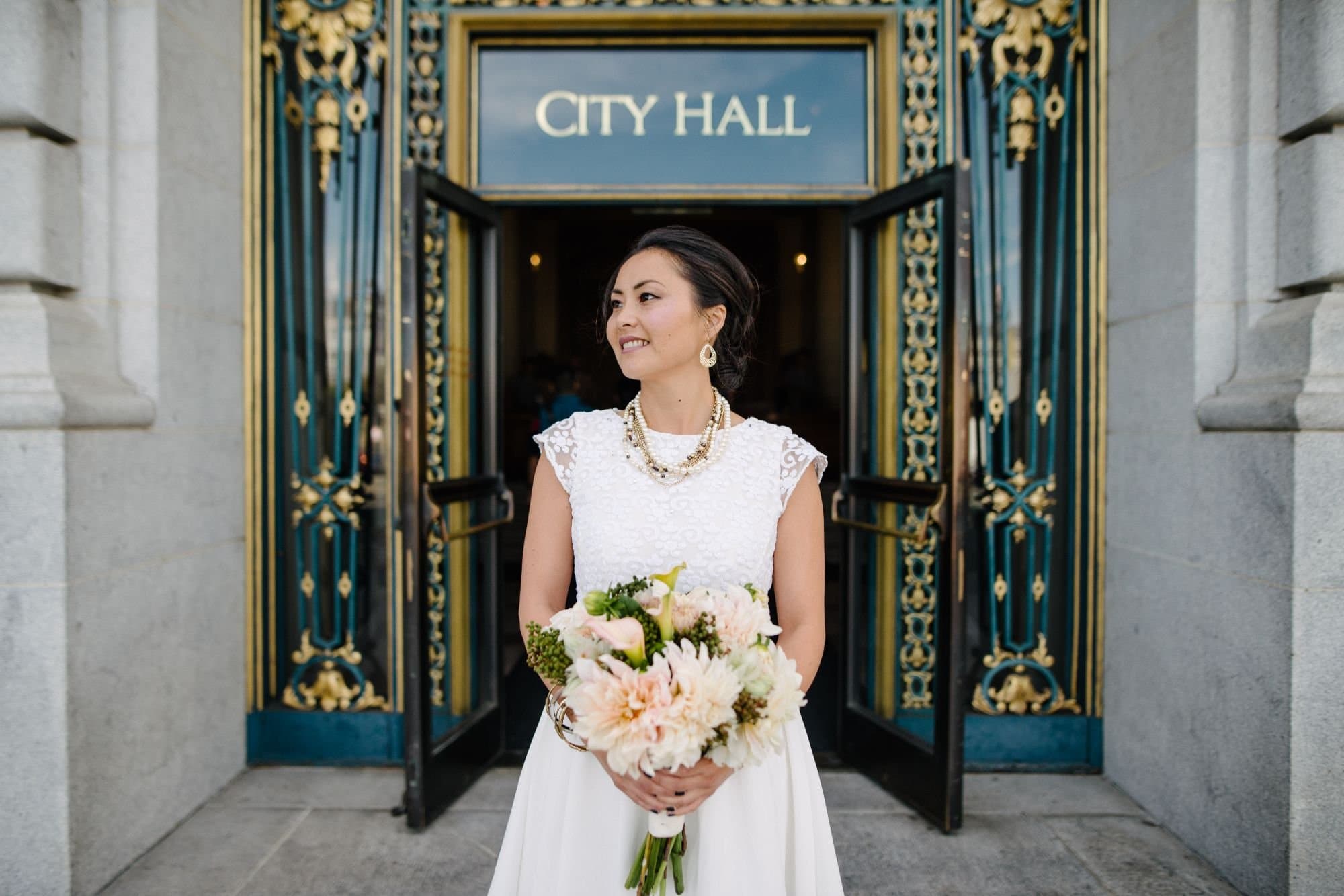 San Francisco City Hall Elopement Photography (2 Hours, 1 Photographer)