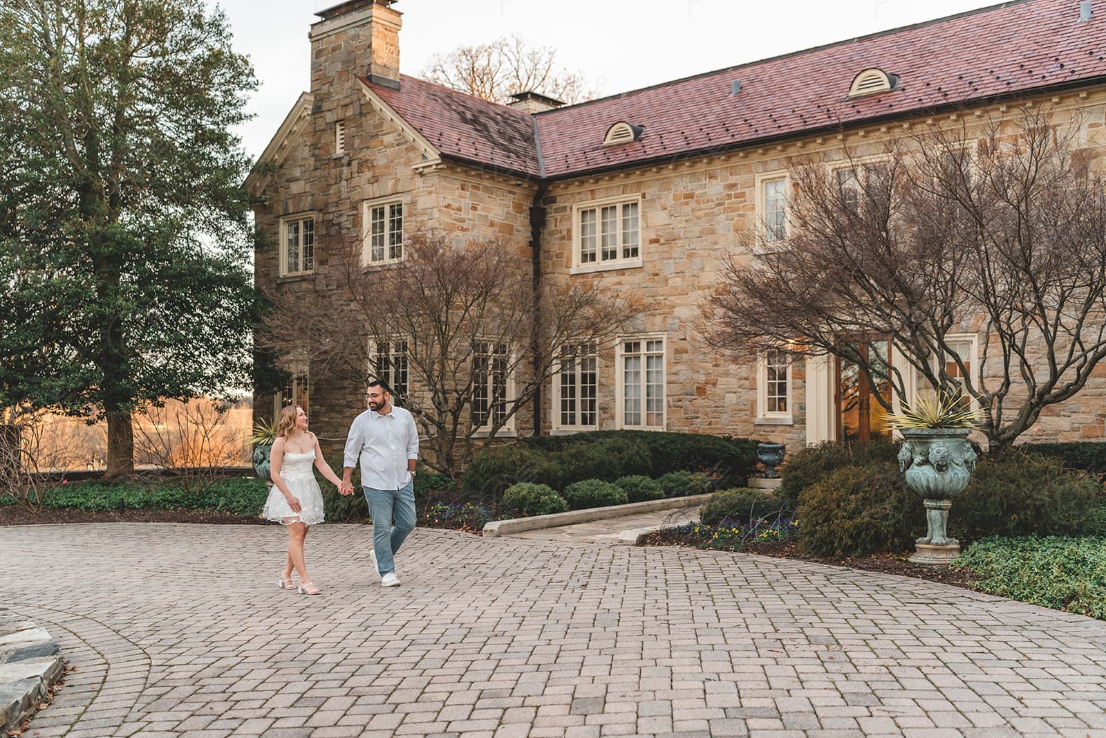 Folly Quarter Manor - engagement session location in Baltimore